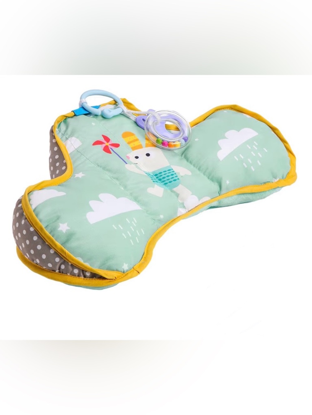 Taf Toys Baby Tummy Time Pillow New 2-6 Months Soft Ergonomic Support Toy NWT